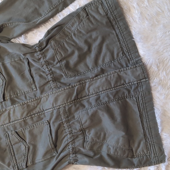 Gap Army Green Garment-Dyed Utility Cargo Jacket Size Small - Picture 8 of 14